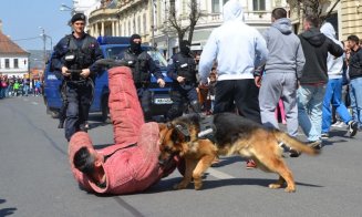 Ziua Jandarmeriei închide traficul rutier în Unirii: exerciţii demonstrative şi prezentarea tehnicii din dotare