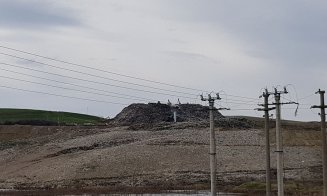 Un nou incendiu la groapa de gunoi a Clujului