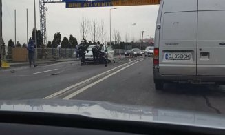 Un șofer alcoolizat a provocat un accident în lanț lângă Praktiker