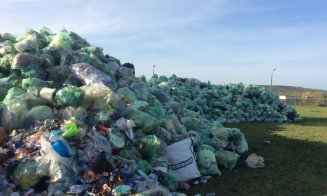 Munte de gunoaie, strâns la Cluj din cinci județe