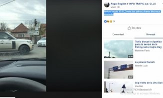 Limuzina antrenorului CFR Cluj, Dan Petrescu, a blocat 10 mașini într-o intersecție la Cluj