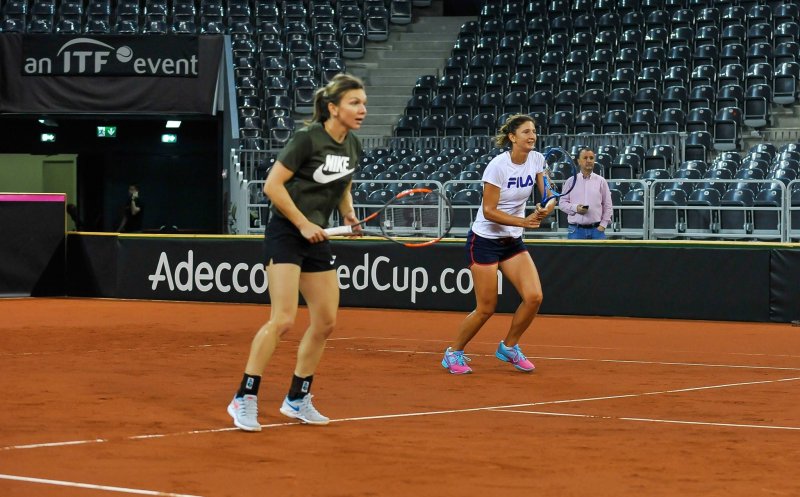Fed Cup la Cluj, sold-out! O mai poţi vedea pe Halep, gratis, la antrenamente. VEZI orarul