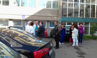 Un nou protest la Institutul Inimii din Cluj.  Medicii s-au solidarizat cu colegii lor