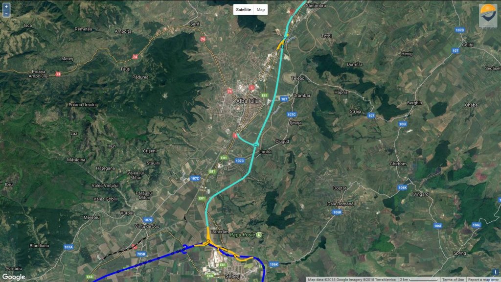 Casa care blochează autostrada Sebeş - Turda.  Se aşteaptă Hotărâre de Guvern ca să fie demolată