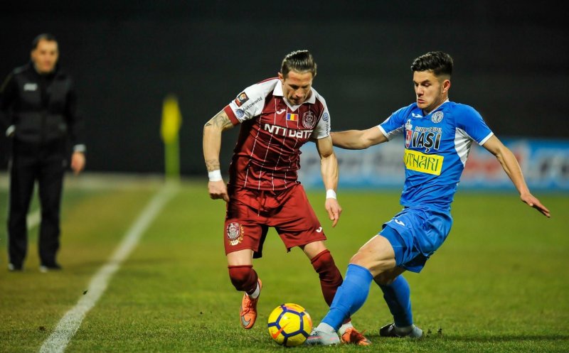 CFR Cluj, doar remiză la Iași și clujenii ratează șansa de a egala FCSB