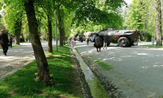 Tehnică militară, în Parcul Central. Urmează un exerciţiu complex de-asupra lacului Chios