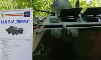 Tehnică militară, în Parcul Central. Urmează un exerciţiu complex de-asupra lacului Chios