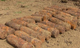 Peste 140  de proiectile din al Doilea Război Mondial, descoperite la Cluj