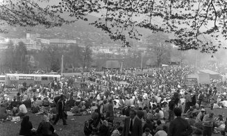 Amintiri din Clujul de altădată. 1 Mai Muncitorsc  în Hoia: "Stătea om lângă om, toată lumea venea la mici și bere"