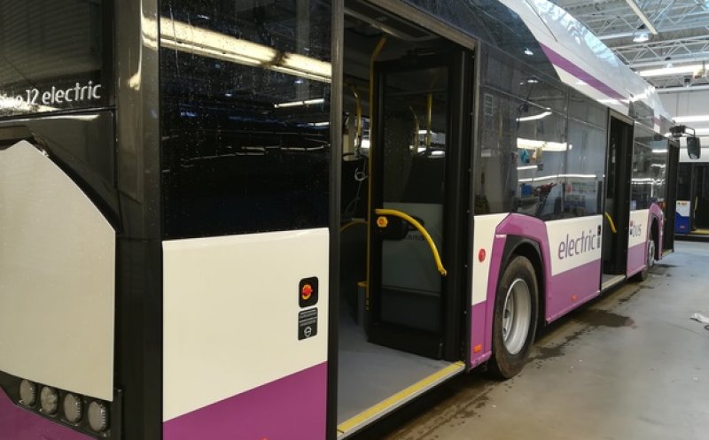Clujul, primul oraş din România cu autobuze electrice. Primele sosesc în mai şi costă 5,5 milioane de euro. Cum arată