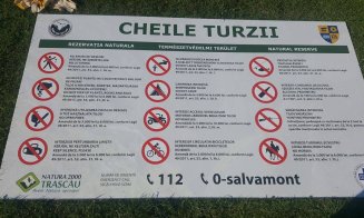 6.000 de persoane în Cheile Turzii. S-a redeschis traseul de via-ferrata