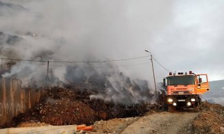Un nou incendiu la groapa de gunoi a Clujului. Al treilea.