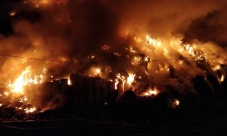 Un nou incendiu la groapa de gunoi a Clujului. Al treilea.