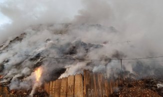 Un nou incendiu la groapa de gunoi a Clujului. Al treilea.