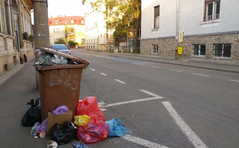 "Celălalt Cluj". Oraşul în care gunoaiele zac abandonate în stradă