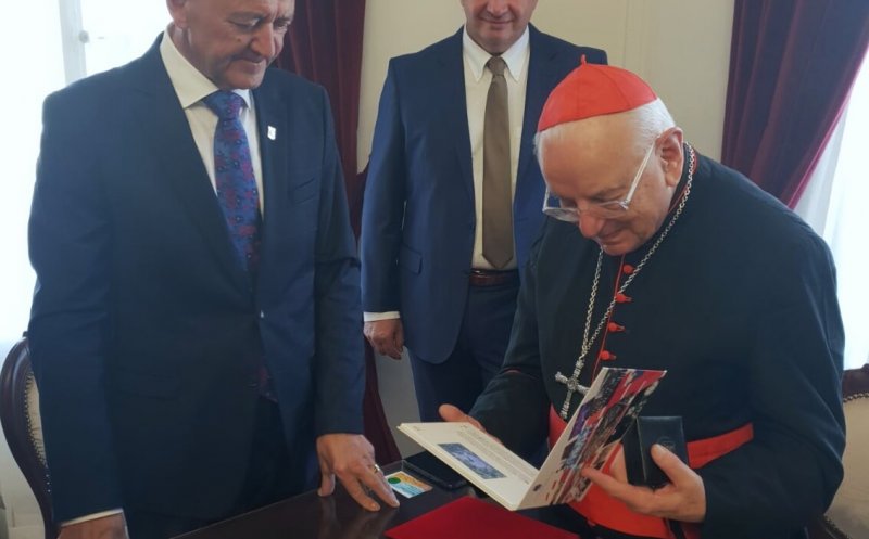 Cardinalul Monterisi și baronul Melchi, vizită la nivel înalt la Cluj