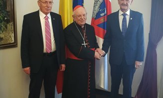 Cardinalul Monterisi și baronul Melchi, vizită la nivel înalt la Cluj