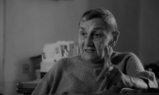 Sicriul cu trupul neînsufleţit al Doinei Cornea, depus la Colegiul Academic Cluj