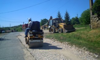 Lucrări de reabilitare şi modernizare pe  drumul  judeţean spre Ţaga