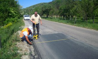 Lucrări de reabilitare şi modernizare pe  drumul  judeţean spre Ţaga