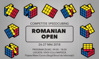 Premii de peste 15.000 euro, expoziţie interactivă în premieră  şi  o competiţie spectaculoasă de speedcubing la VIVO! Cluj-Napoca!