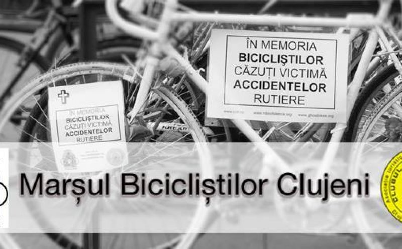 Eveniment pe două roţi la Cluj. Bicicliştii pornesc într-un Marş al Tăcerii