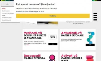 Înșelăciune pe internet cu vouchere Sephora