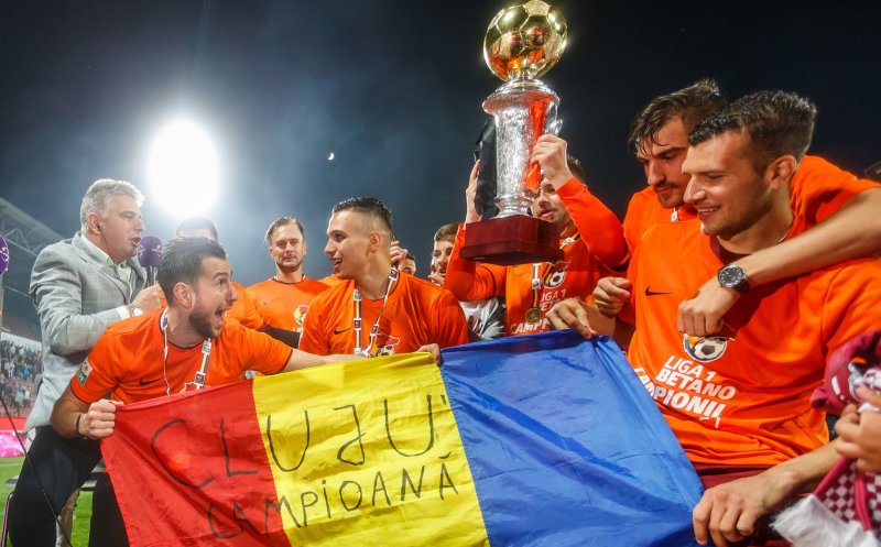 Imaginile bucuriei la Cluj! CFR, campioana României la fotbal în 2018