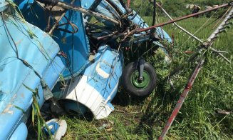 Elicopter, prăbuşit în zona unui deal din Turda! Avea doi pasageri la bord