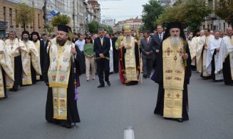 Procesiunii de Rusalii în centrul Clujului