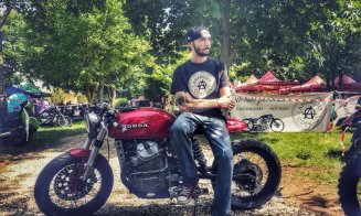 Motocicletă "tunată" de 10.000 de euro, la festivalul bikerilor din Cluj