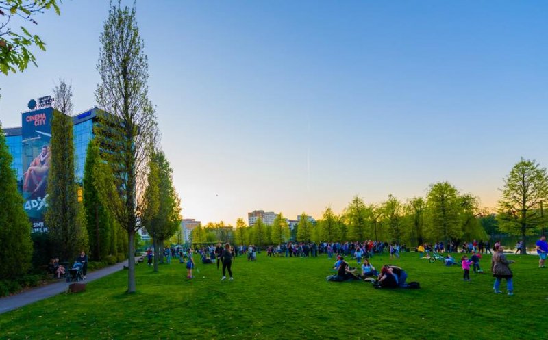 Clujenii au vizionat finala Champions League pe un ecran gigant din Iulius Parc