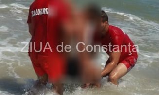 Tânăr clujean salvat de la înec la mare. Salvamarii l-au scos din valuri în ultimul moment