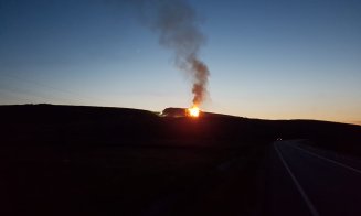 Incendiu de proporții la rampa de gunoi de la Pata Rât