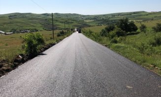 Lucrări de asfaltare pe drumul Iuriu de Câmpie – Ceanu Mare