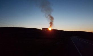 Incendiu cu numărul 5 la groapa de gunoi a Clujului. Doar în 2018