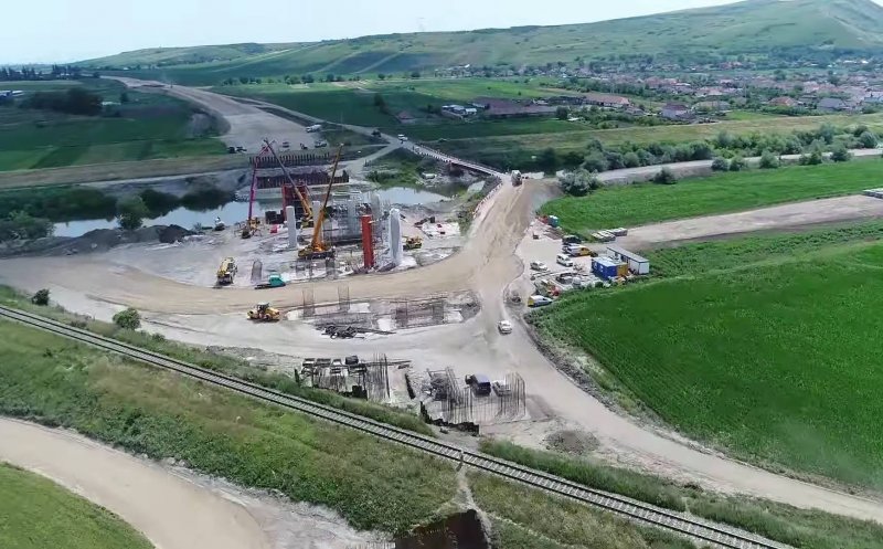 Şantierul Autostrăzii Transilvania, între Câmpia Turzii și Aeroport Târgu Mureș. Două loturi pot fi recepţionate în 2018