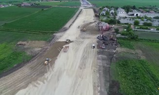 Şantierul Autostrăzii Transilvania, între Câmpia Turzii și Aeroport Târgu Mureș. Două loturi pot fi recepţionate în 2018