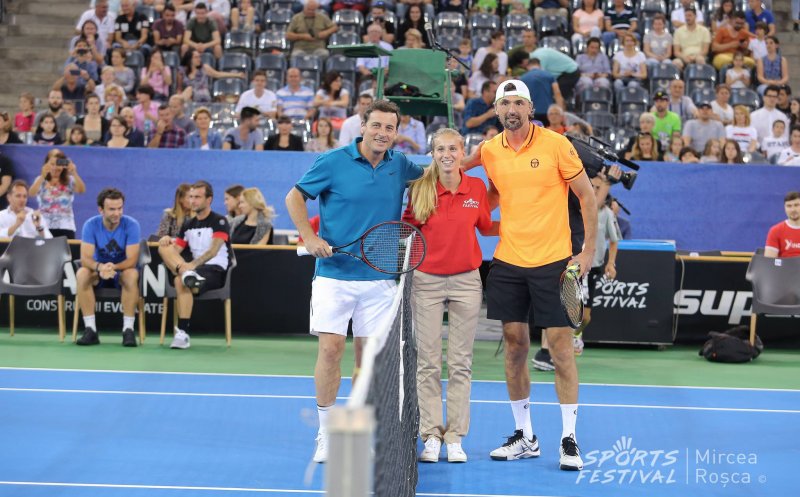 Spectacol în Sala Polivalentă. Goran Ivanisevic și Andrei Pavel au oferit un show extraordinar fanilor clujeni