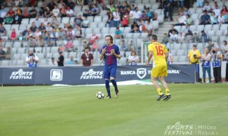 Spectacol pe Cluj Arena. Nume mari ale fotbalului mondial au făcut show în fața a 25.000 de spectatori