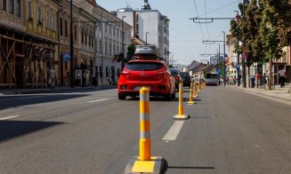 Lucrări de remediere a benzii dedicate transportului în comun de pe Bd. 21 Decembrie