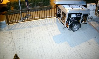 Au apărut primele imagini cu posibilul autor al explozibilului care a rănit lurătorul ISU Cluj
