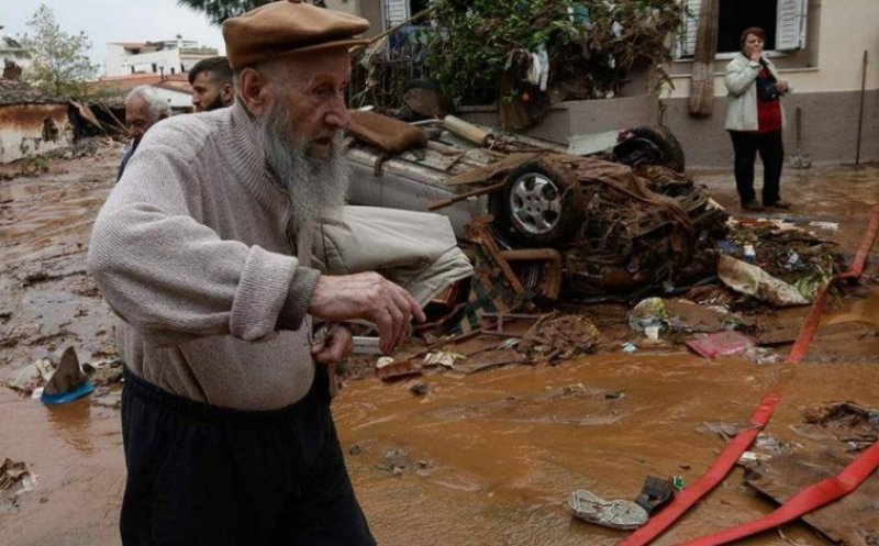 Imagini terifiante. Cod roşu de vreme extremă în Grecia – VIDEO