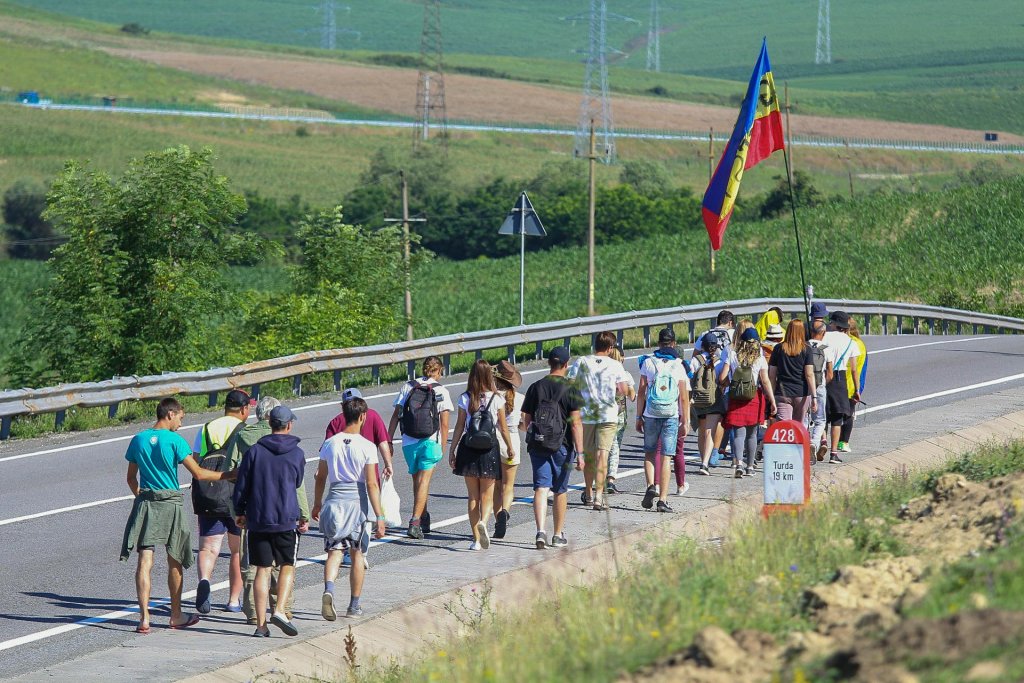 Marşul Centenarului ajunge astăzi la Cluj. Unde vor poposi "unioniștii"