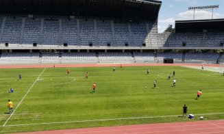 10 goluri pentru "U", în primul amical al verii. Coman şi Ene au "bifat" câte un hat-trick