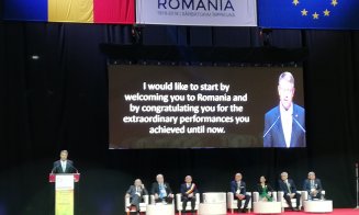 Olimpiada de matematică, la Cluj. Klaus Iohannis a venit la festivitatea de deschidere FOTO