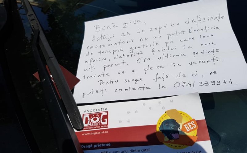 Copiii cu dizabilităţi neuromotorii din Cluj au ratat o şedinţă de terapie din cauza unui şofer