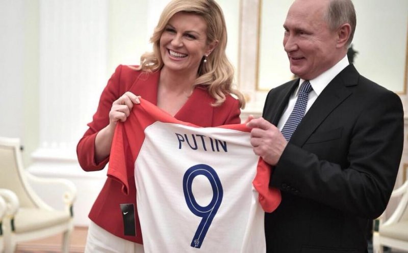 Preşedinta Croaţiei este din nou în Rusia, pentru finala CM 2018
