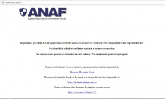 Finanțele, depășite de tehnologie. Au făcut alt site pentru declarația unică