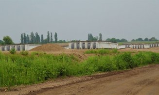 Cum arată şantierul podurilor peste Mureş de pe Autostrada Transilvania